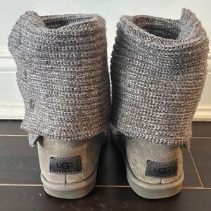 UGG Charcoal Knit Boots
